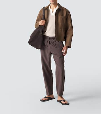 Horton crochet cotton polo sweater | Orlebar Brown