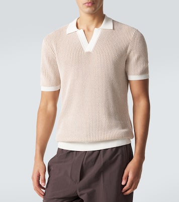 Horton crochet cotton polo sweater | Orlebar Brown