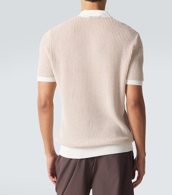 Horton crochet cotton polo sweater | Orlebar Brown