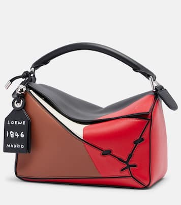 Puzzle Lion Intarsio Small shoulder bag | Loewe