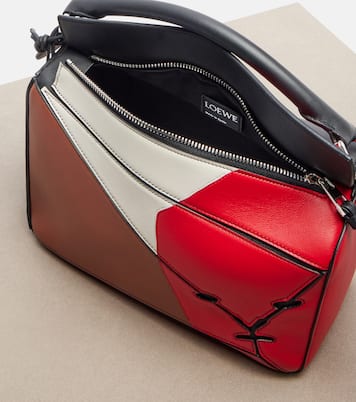 Puzzle Lion Intarsio Small shoulder bag | Loewe