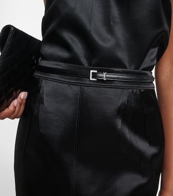 Cinturón Cassandre de piel | Saint Laurent