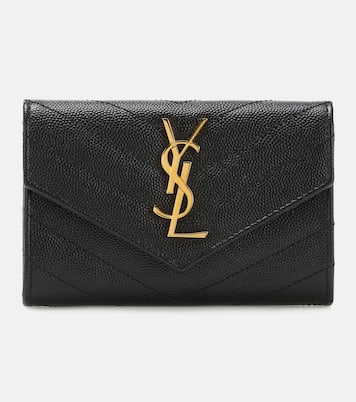 Monogram Small leather wallet | Saint Laurent