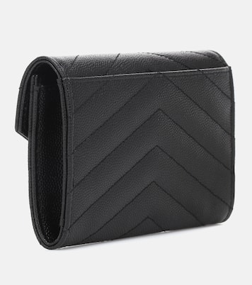 Monogram Small leather wallet | Saint Laurent