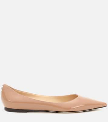 Love patent leather ballet flats | Jimmy Choo