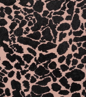 印花弹力绉纱迷你连衣裙 | Alaïa