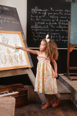 Marceline floral cotton dress | Louise Misha