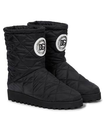 Quilted nylon snow boots | Dolce&Gabbana Kids