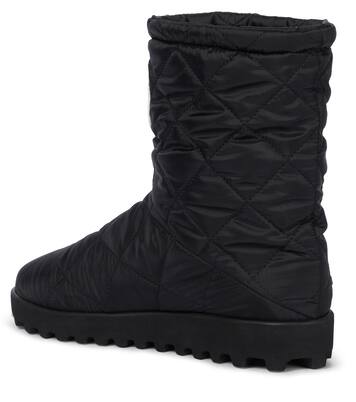 Quilted nylon snow boots | Dolce&Gabbana Kids