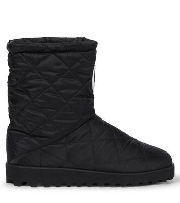 Quilted nylon snow boots | Dolce&Gabbana Kids