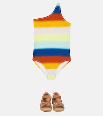 Nai one-shoulder striped swimsuit | Molo