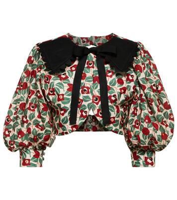 Blouse Granate imprimée en lin | Agua by Agua Bendita