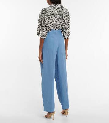 High-rise pleated pants | Stella McCartney