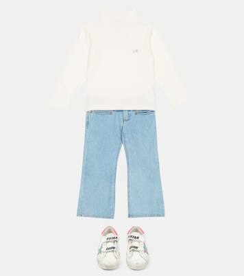 Crystal-embellished top | Monnalisa