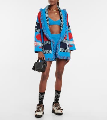 Bralette in misto alpaca a coste | Alanui