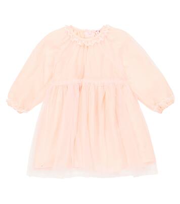 Baby embroidered tulle dress | Il Gufo