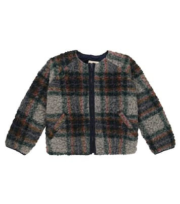 Danny checked wool-blend jacket | The New Society
