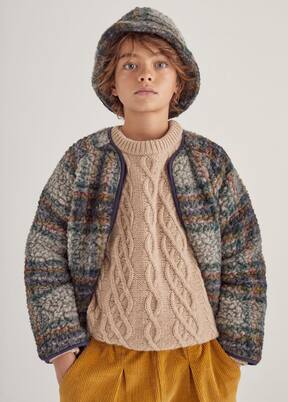 Danny checked wool-blend jacket | The New Society