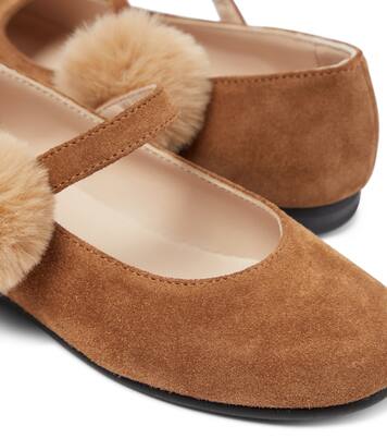 Suede ballet flats | Il Gufo