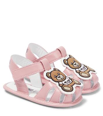 Baby Teddy Bear leather sandals | Moschino Kids