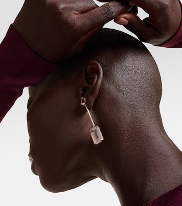 Ohrringe aus 14kt Gelbgold mit Edelsteinen | Mateo