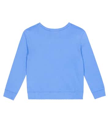 Logo cotton jersey sweatshirt | Polo Ralph Lauren Kids