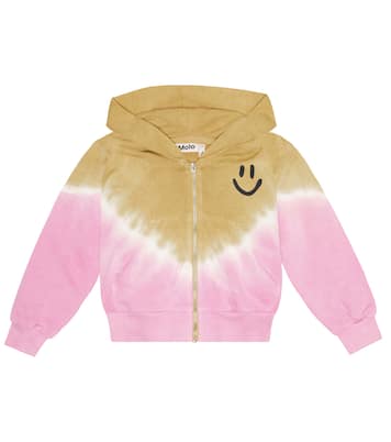 Sweat-shirt à capuche imprimé en coton | Molo