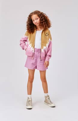 Sweat-shirt à capuche imprimé en coton | Molo