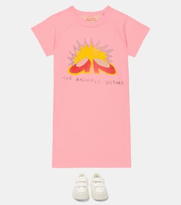 Robe t-shirt Gorilla imprimée en coton | The Animals Observatory