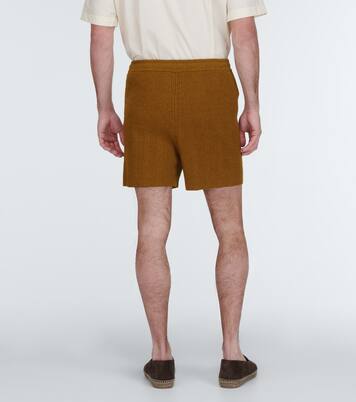Bronte cotton-blend terry shorts | Nanushka