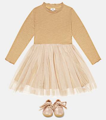 Emilia metallic leather Derby shoes | Donsje