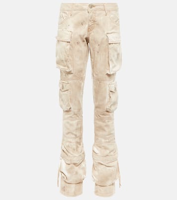 Low-Rise-Cargohose aus Denim | The Attico