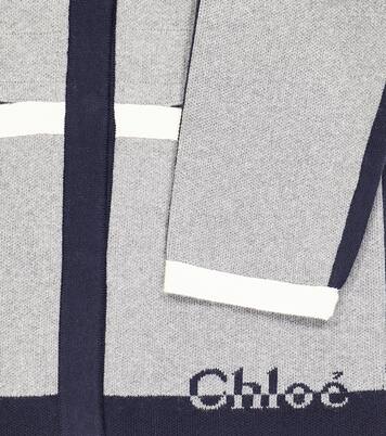 Cotton and wool coat | Chloé Kids