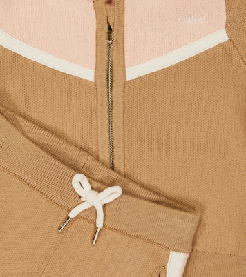 Baby cotton and wool tracksuit | Chloé Kids