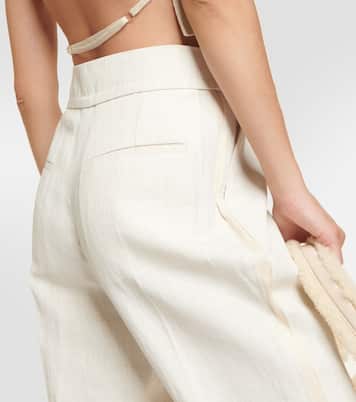 Pantaloni Tibau in misto lino | Jacquemus