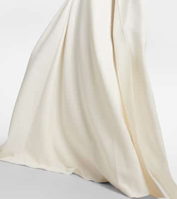 Abito lungo Abrielle con cristalli | Safiyaa