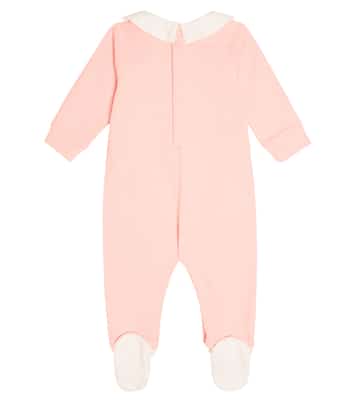 Baby - Tutina Teddy Bear in jersey di misto cotone | Moschino Kids