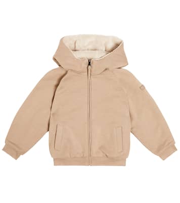 Reversible cotton hoodie | Il Gufo