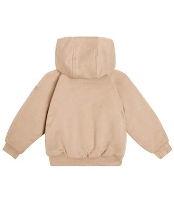 Reversible cotton hoodie | Il Gufo