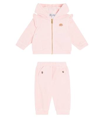 Baby cotton-blend velvet tracksuit | Tartine et Chocolat