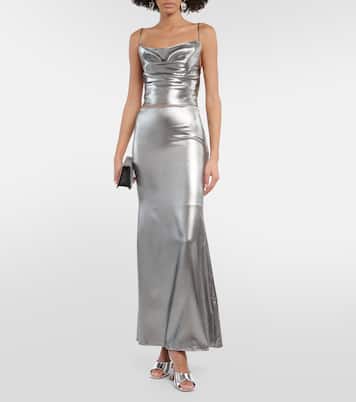 러치드 저지 맥시 스커트 | Rotate