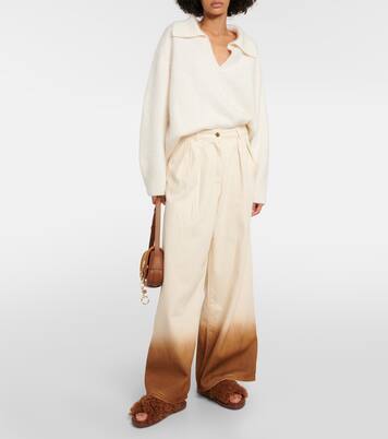 High-Rise Wide-Leg Jeans | Alanui