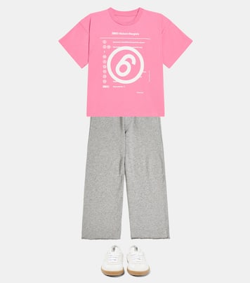 Printed cotton jersey T-shirt  | MM6 Maison Margiela Kids