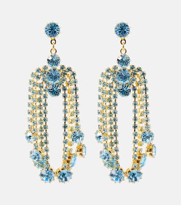 Crystal-embellished drop earrings | Magda Butrym