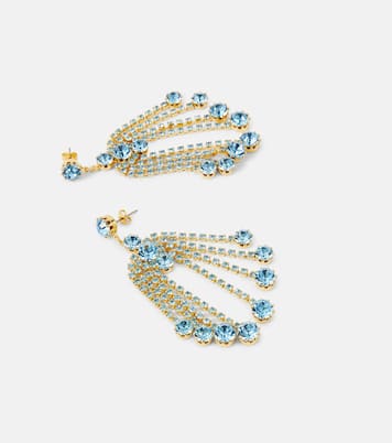 Crystal-embellished drop earrings | Magda Butrym
