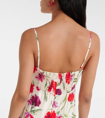 Robe longue Etta à fleurs | Diane von Furstenberg