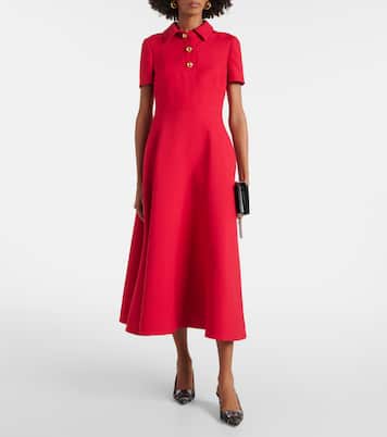 Jaipur 55 bouclé slingback pumps | Gianvito Rossi