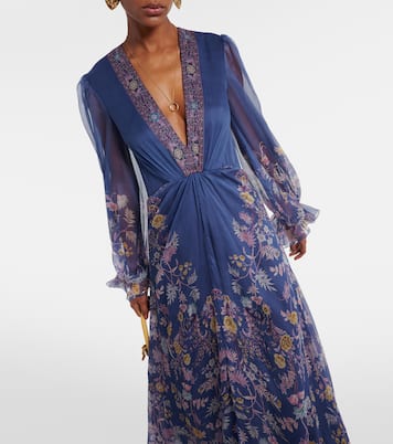 Bedruckte Robe aus Seide | Etro
