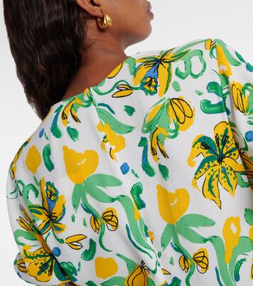 Robe midi Jemma en crêpe à fleurs | Diane von Furstenberg