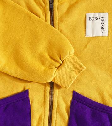 Bobo Choses cotton jersey zip-up hoodie | Bobo Choses